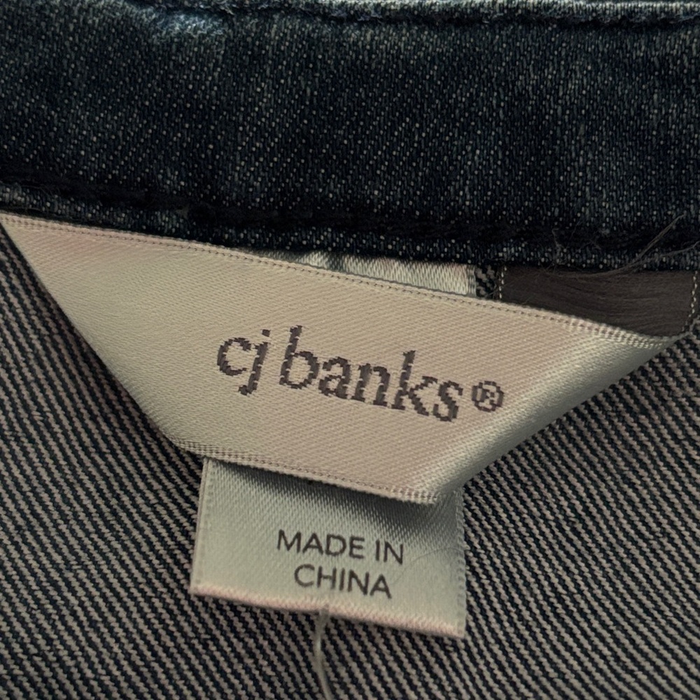 Size 16W Christopher CJ Banks Skirt‎ Denim - Picture 2 of 4
